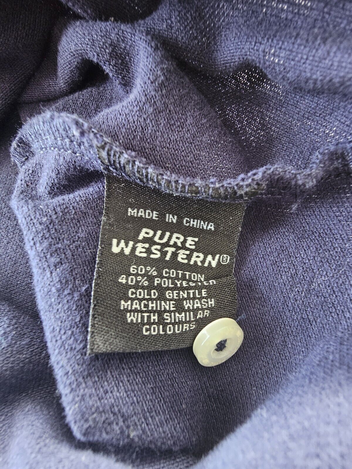 Pure Western Polo Shirt Men's Size Medium