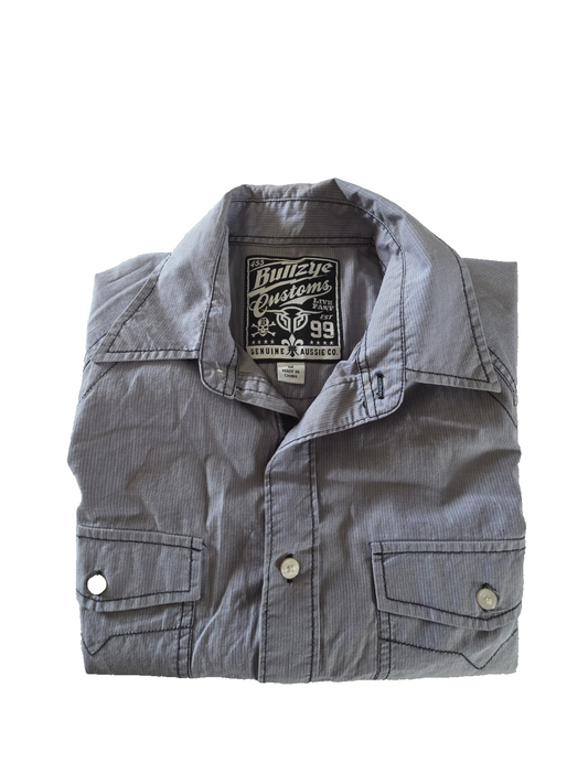 Bullzye Customs  Arena Long Sleeve Mens Shirt Size M