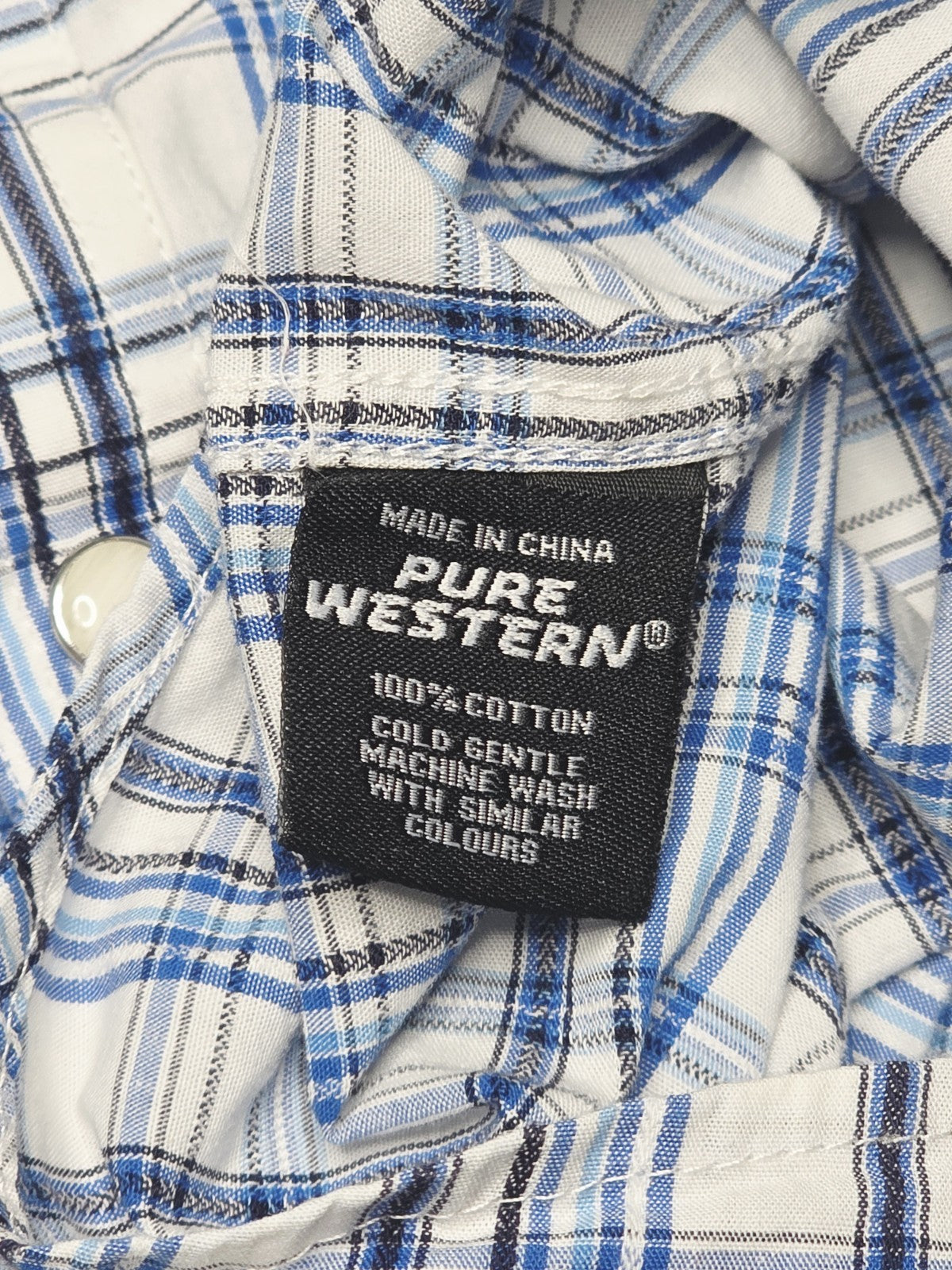Pure Western Western Long Sleeve Shirt Boys Size 4
