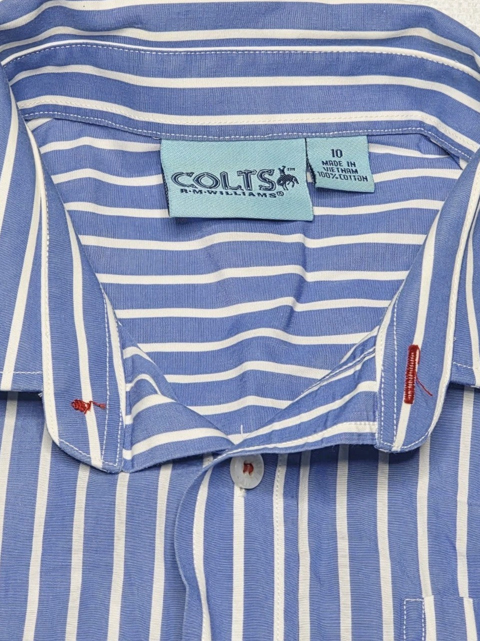 R.M. Williams Colts Western Long Sleeve Shirt Boys Size 10