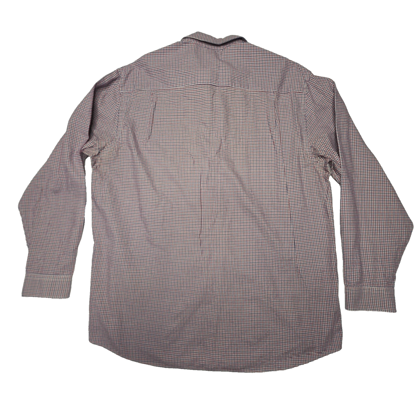 R.M. Williams Shirt Mens XL Red Blue Check Long Sleeve Cotton Stockyard