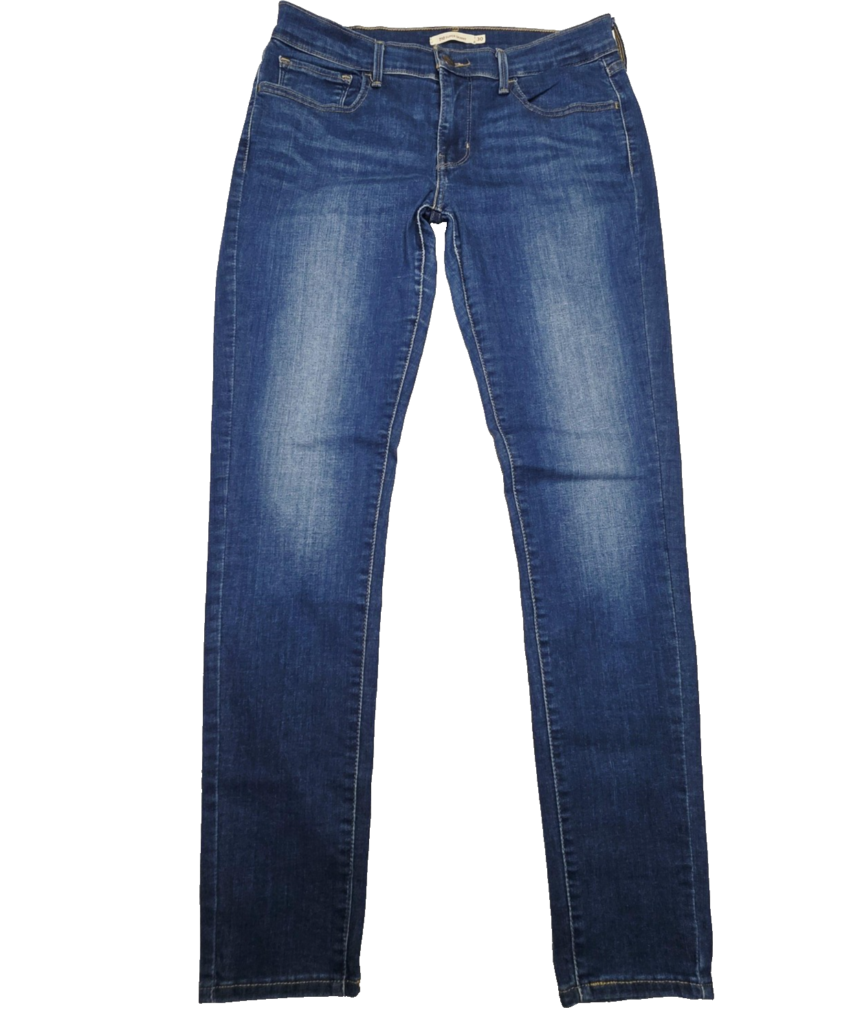 Levi's Jeans Women's 30x30 Blue 710 Super Skinny Mid Rise Stretch Denim Slim Fit