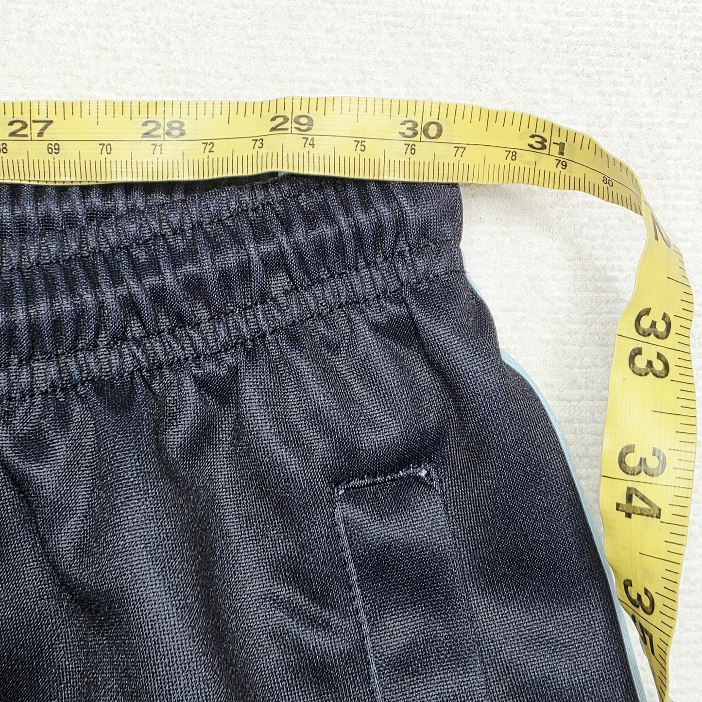Ringers Western Shorts Men's 30 Navy Athletic Sweat Elastic Waist Logo Summer