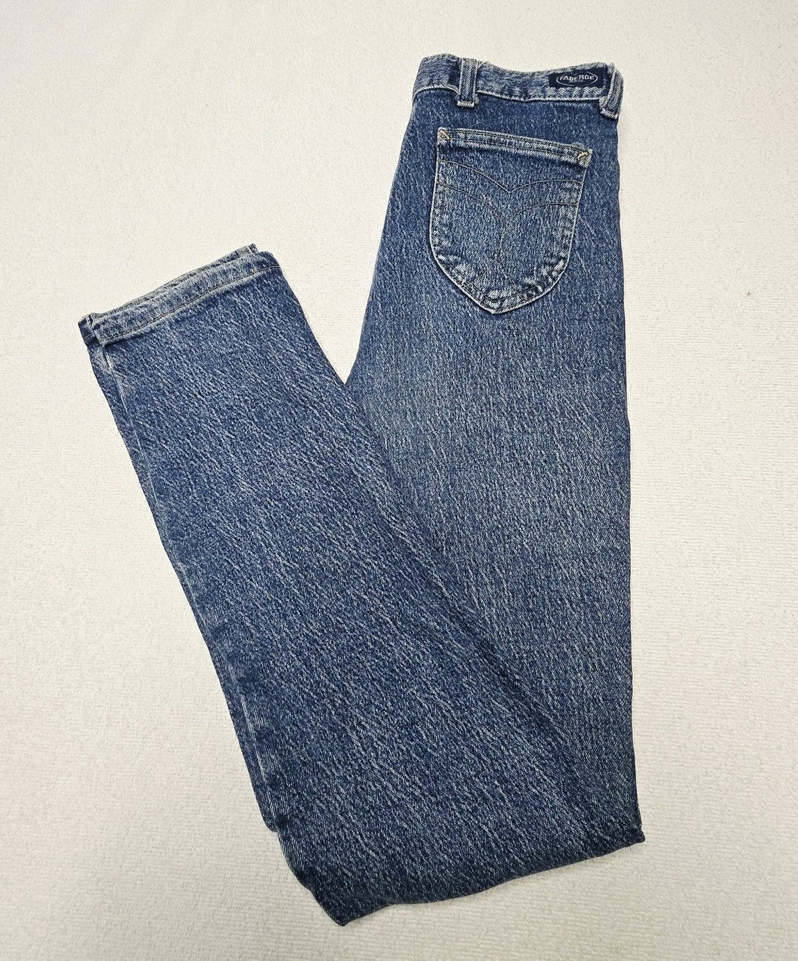 Faberge Jeans Women's 14 Blue High Rise Tapered Denim Vintage