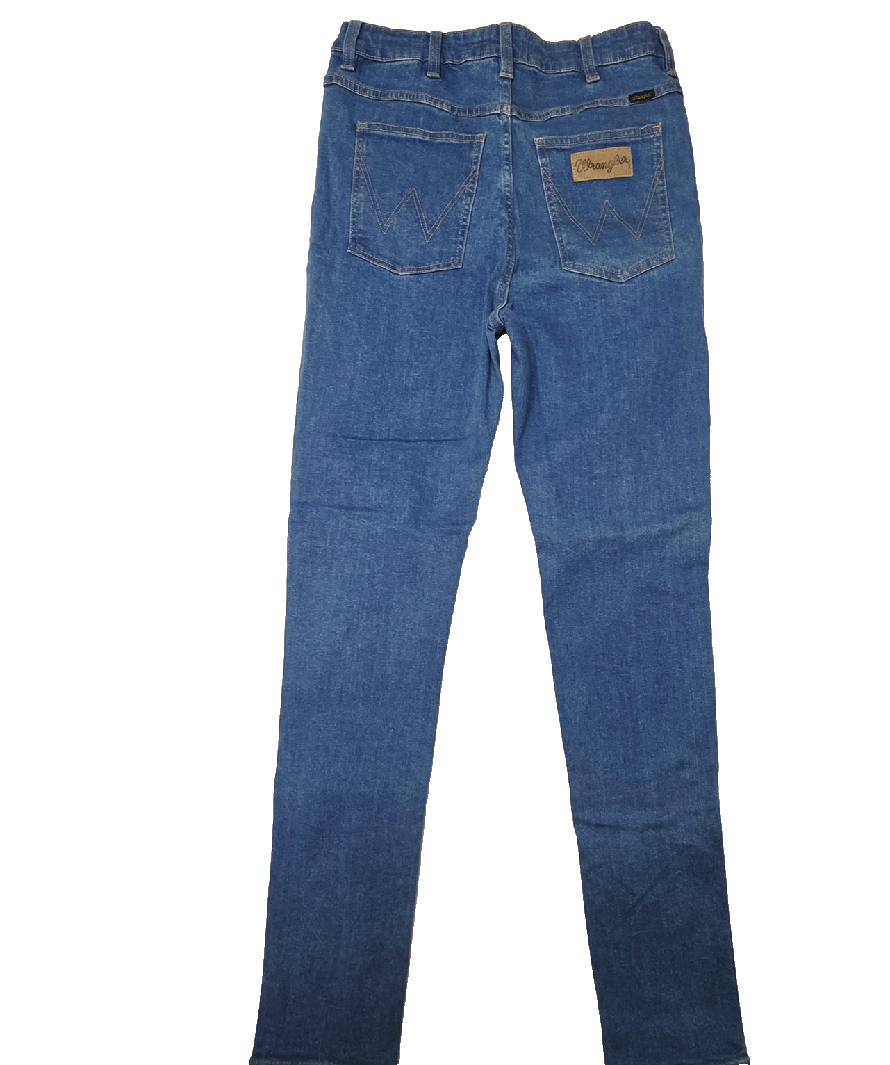 Wrangler Jeans Women's 10 Blue Hi Pins Skinny High Rise Stretch Denim Pockets