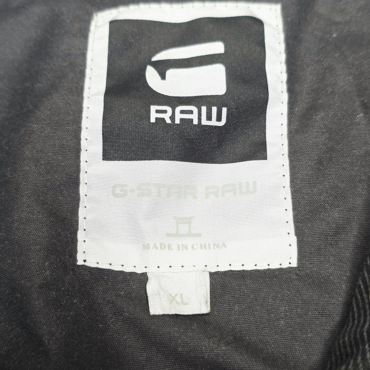G-Star RAW Jacket Men's XL Black Recolite Laundry Overshirt Pockets Lightweight