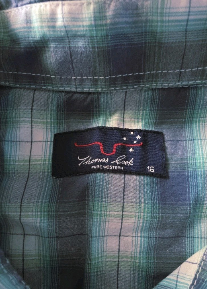 Thomas Cook Pure Western Arena Western Shirt Ladies Size 16