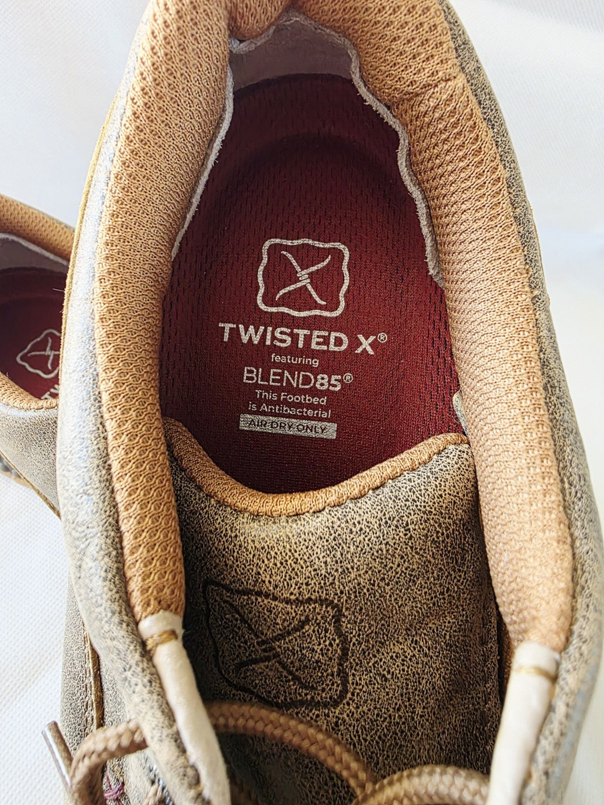 Twisted X Boat Shoe Driving Mix MXC0016 Men’s Size 7W