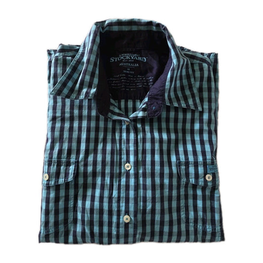 R.M Williams Stockyard Semi Fitted Ladies Western Arena Shirt Size 18
