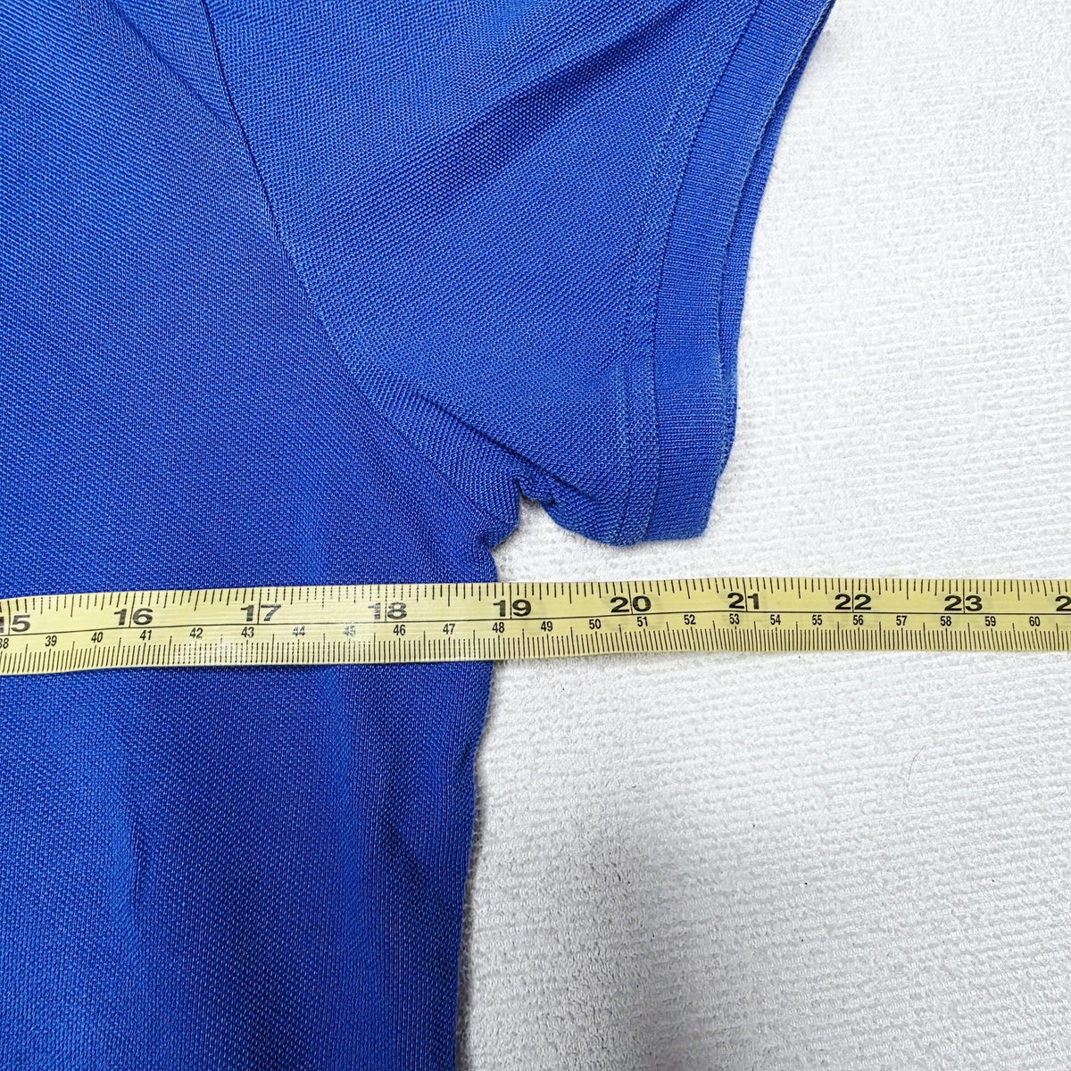 Ringers Western Polo Shirt Women's 14 Blue Short Sleeve Classic Fit Cotton Logo