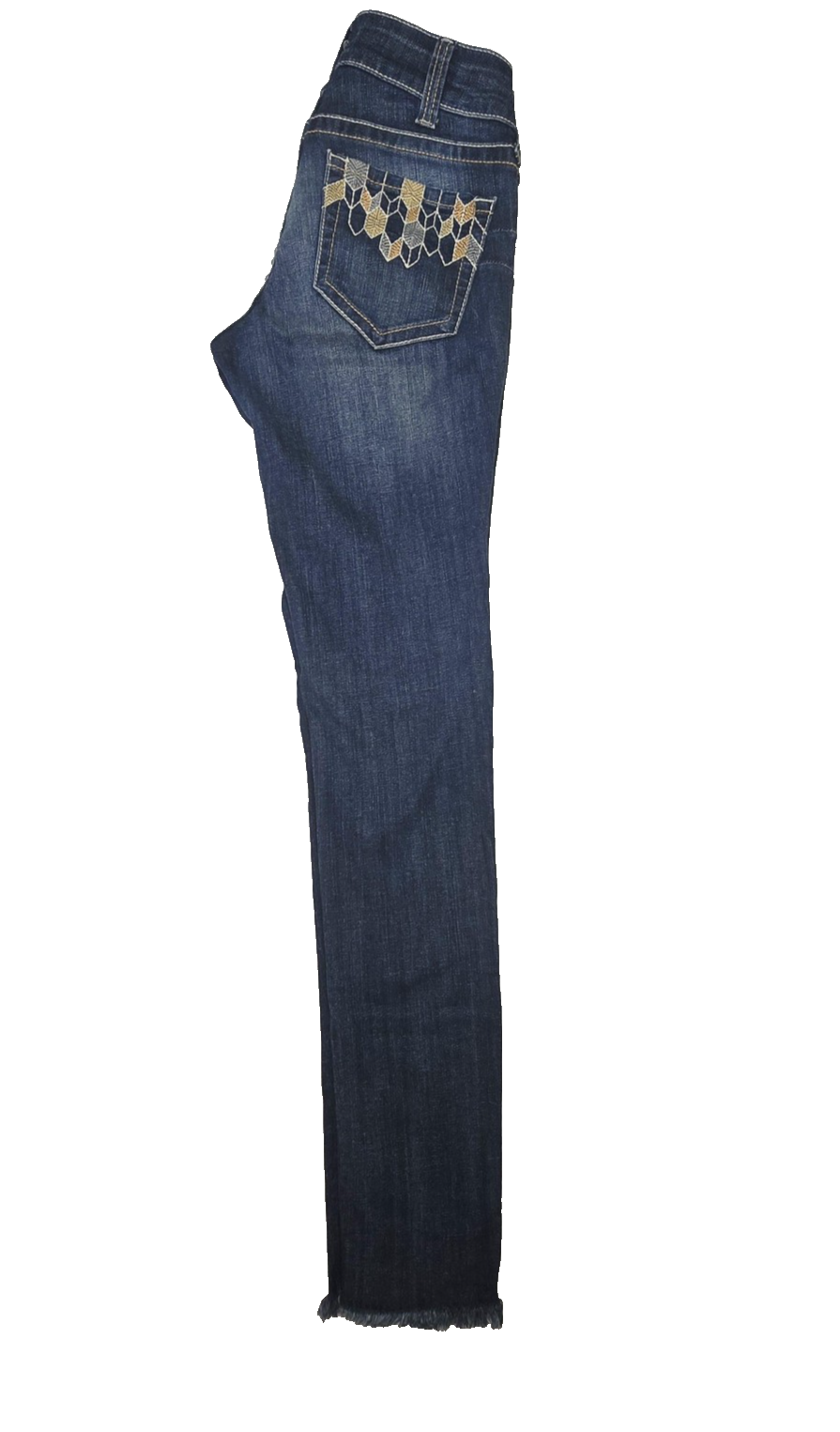 Ariat Jeans Women's 27R Blue Skinny Slim Stretch Denim Embroidered Faye 10027750