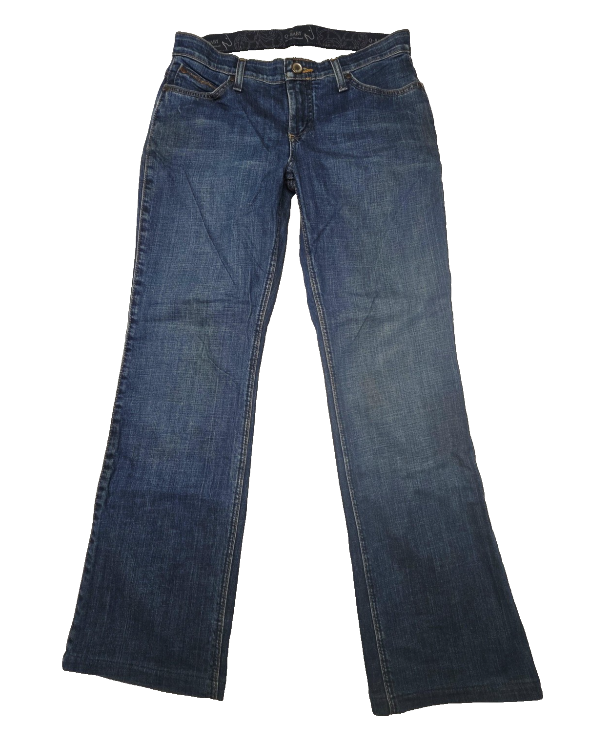 Wrangler Jeans  5/6 X 29 Blue Medium Wash Bootcut Stretch Denim Pockets
