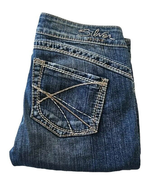 Silver Jeans Co Camden Rose Skinny Jeans Ladies Size 28/31