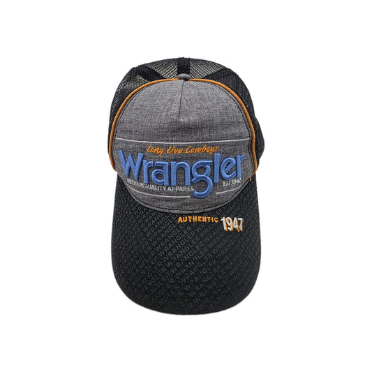 Wrangler Long Live Cowboys Truckers Cap Adjustable Strap - unisex -