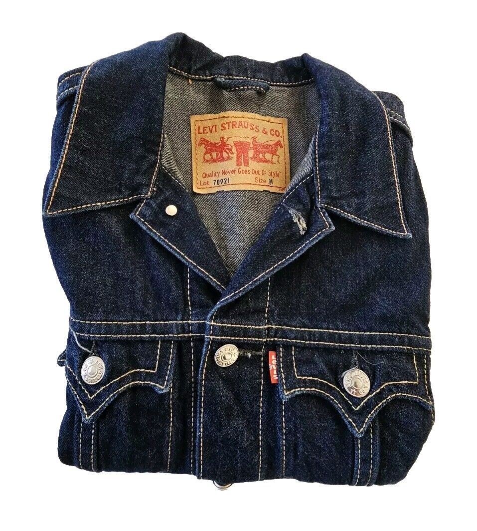 Levi 70921 Trucker Style Slim Fit Ladies Denim Jacket Size M