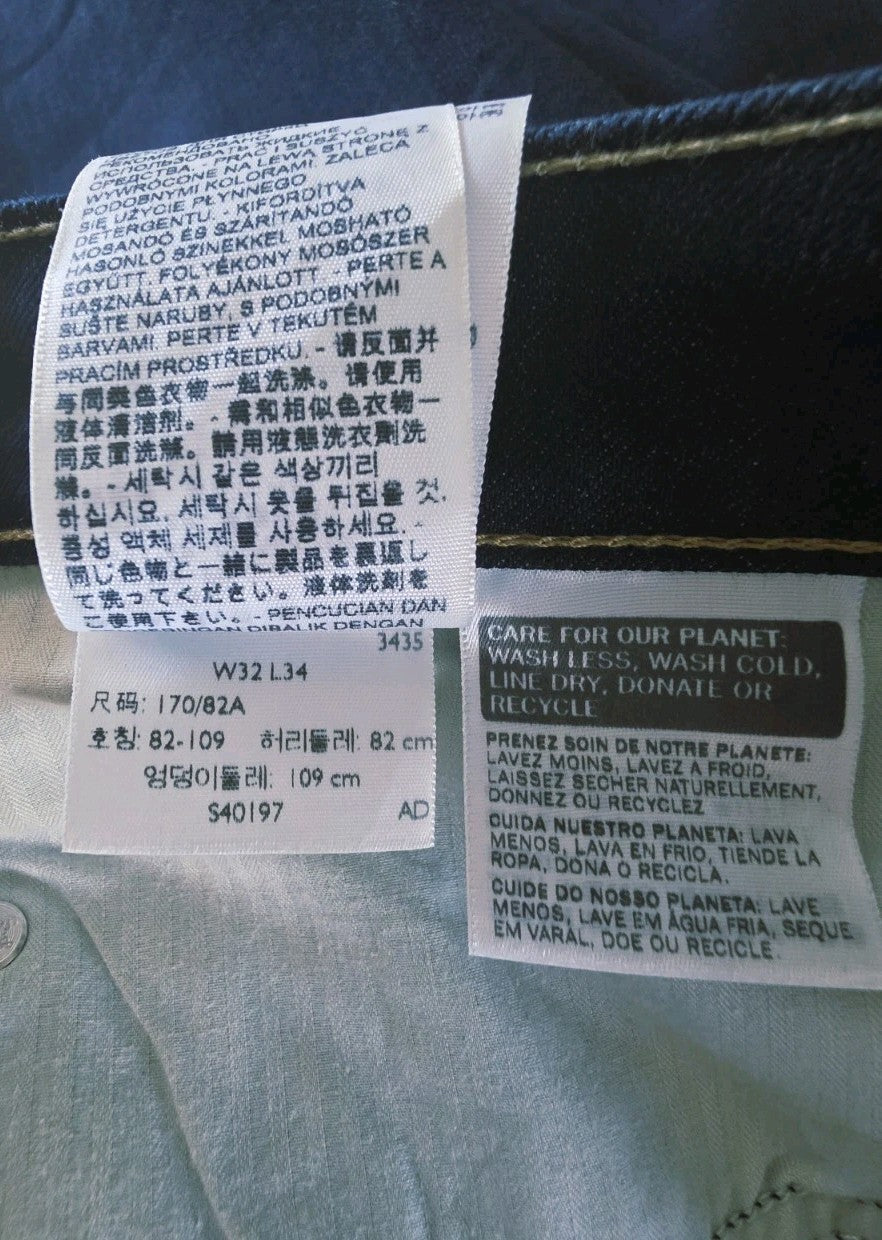 Levi's Slight Curve Modern Rise Skinny Leg Ladies Jeans Size 32