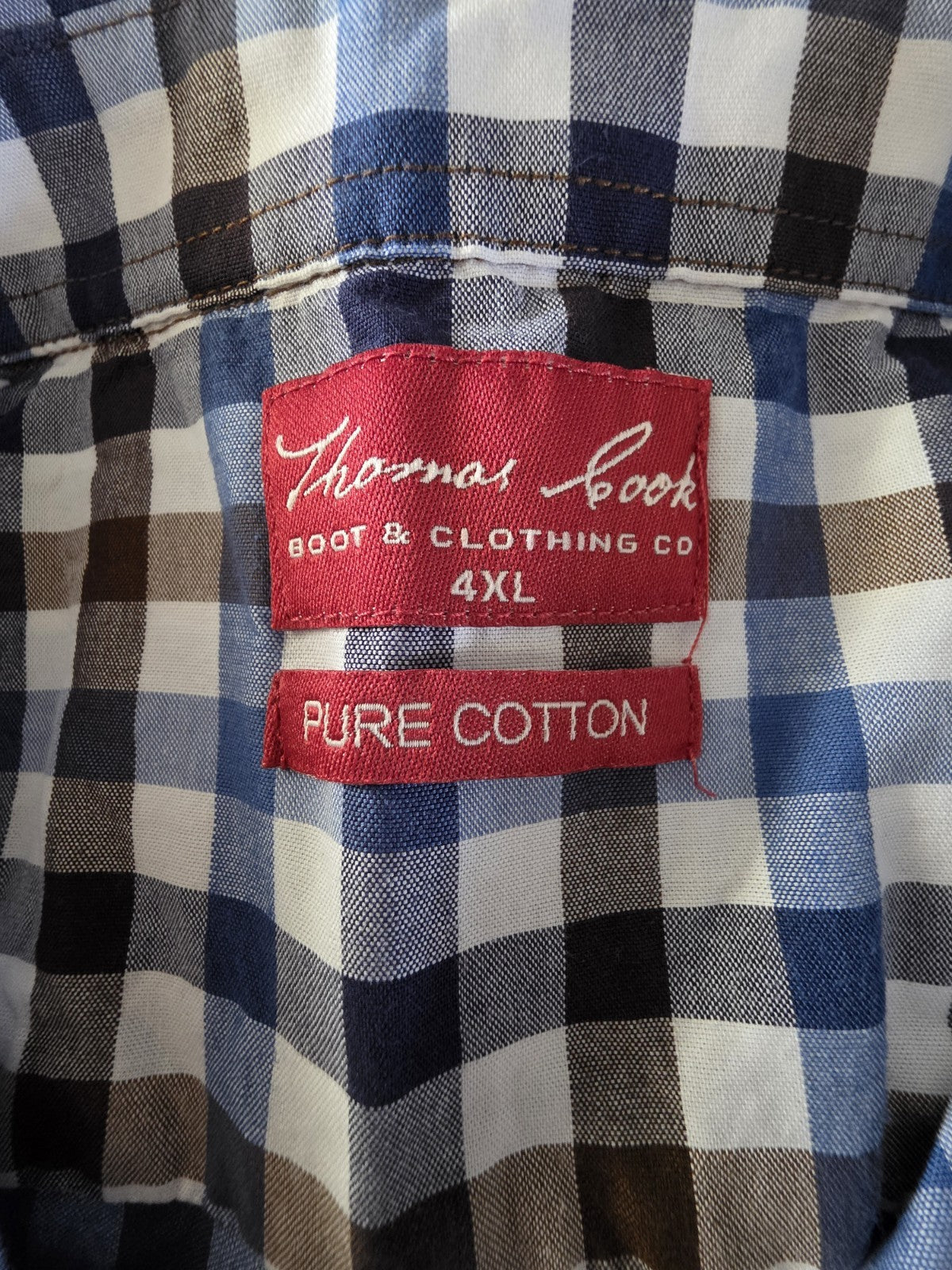 Thomas Cook Long Sleeve Shirts Mens Size 4XL