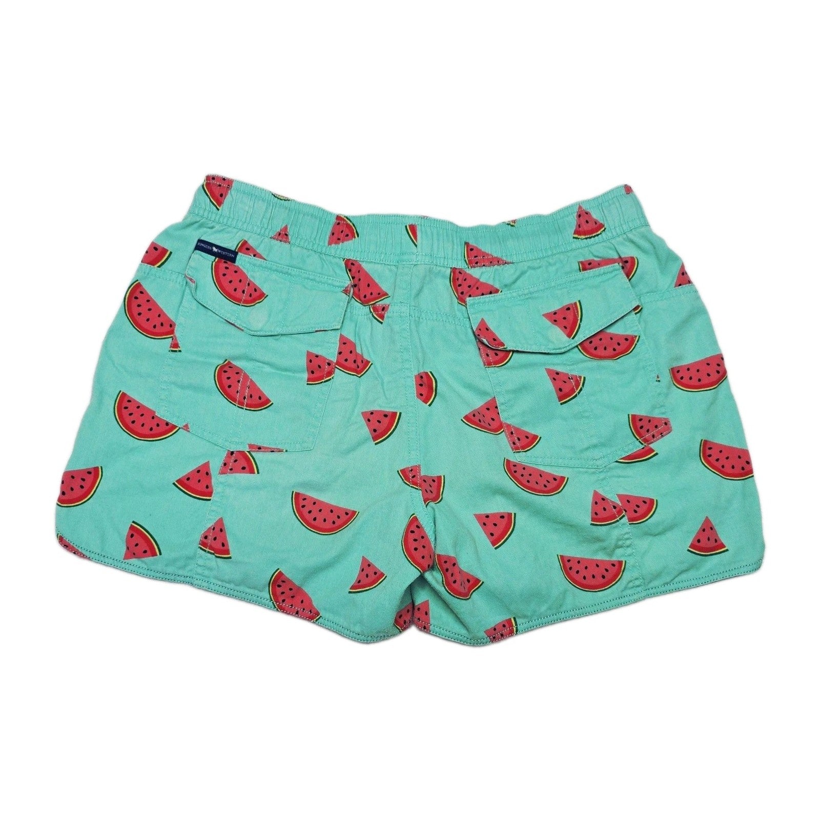 Ringers Western Shorts Women's 8 Multicoloured Watermelon Print Cotton