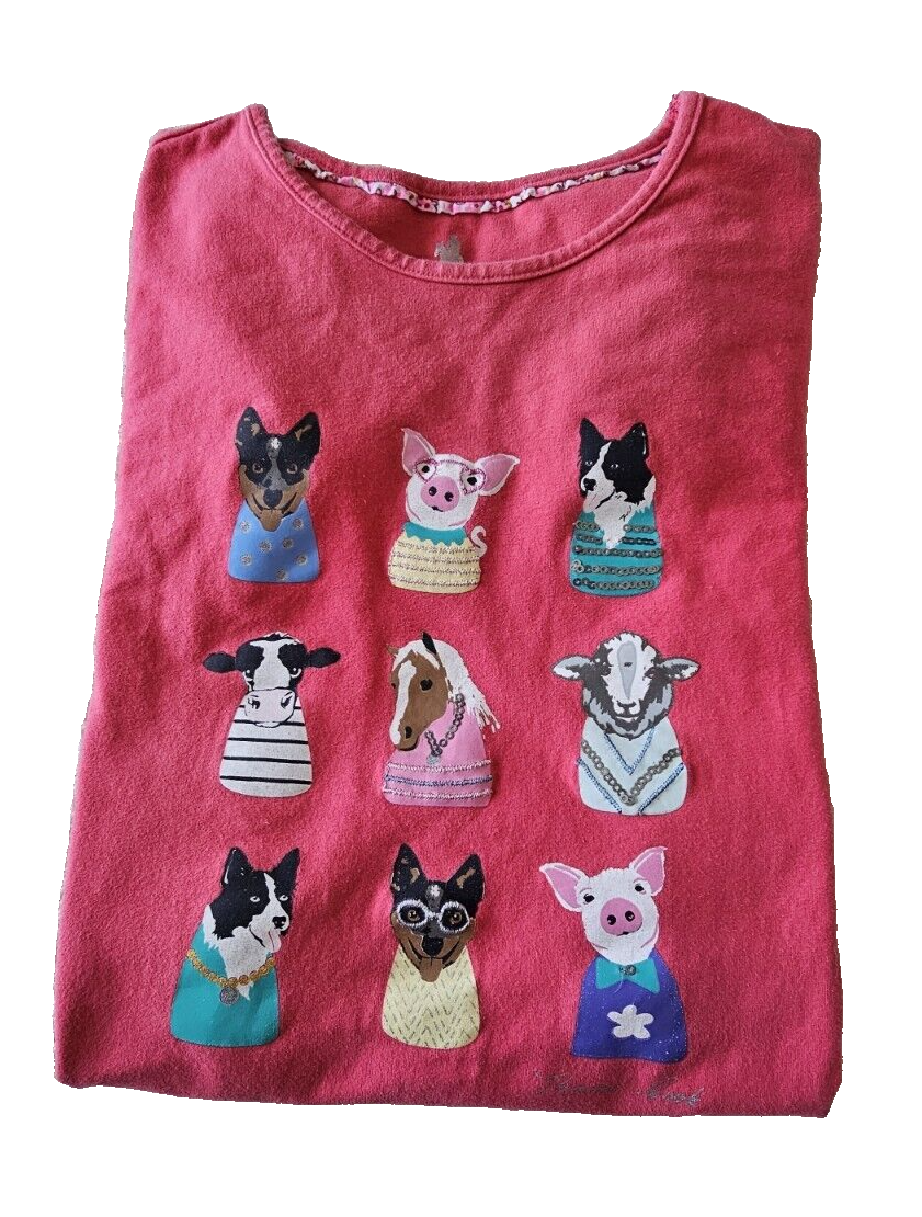 Thomas Cook Western Farm Animal Girls T-Shirt Size 10