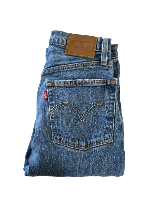 Levi's BIG E 501  Button Fly denim Jeans Ladies Size 24 x 28