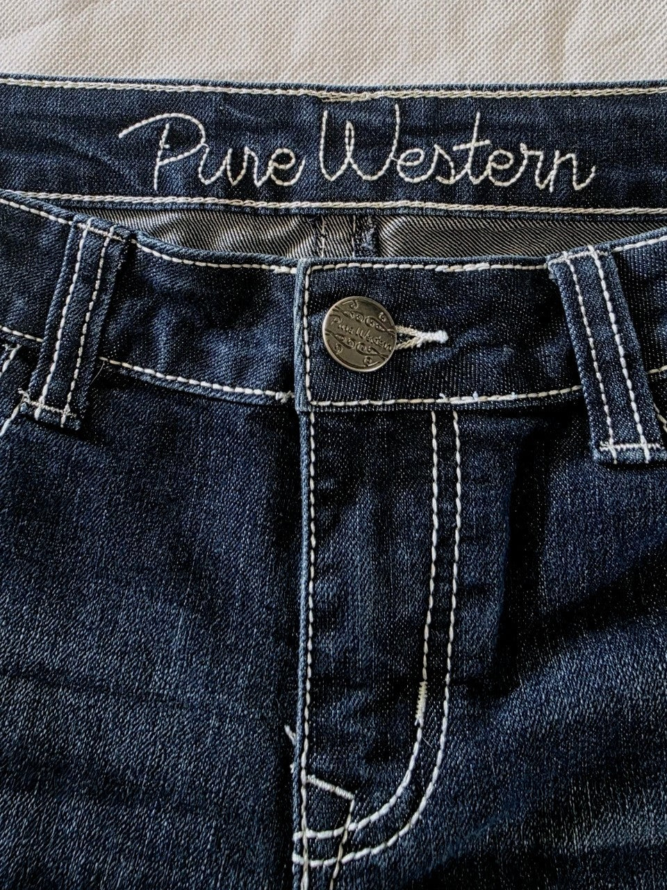 Pure Western Womens Capri Jeans Ladies Size 10