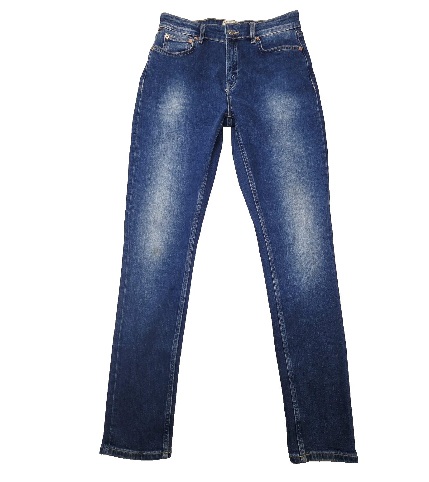 R.M. Williams Jeans Women's 28x30 Blue Skinny Slim Stretch Denim Pockets Logo