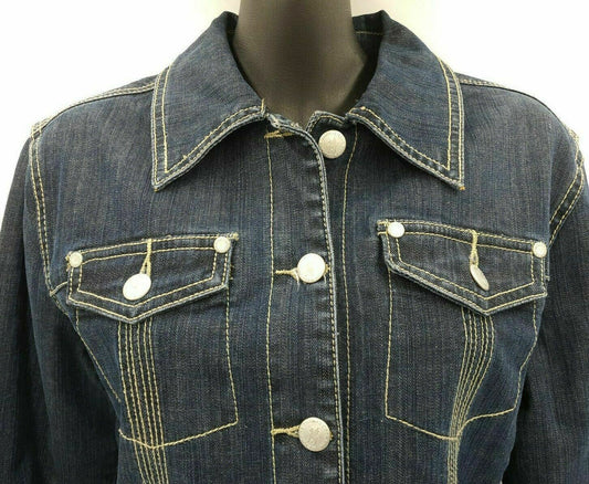 Thomas Cook Stretch Denim Jacket Ladies Size S New With Tags RRP $99.95