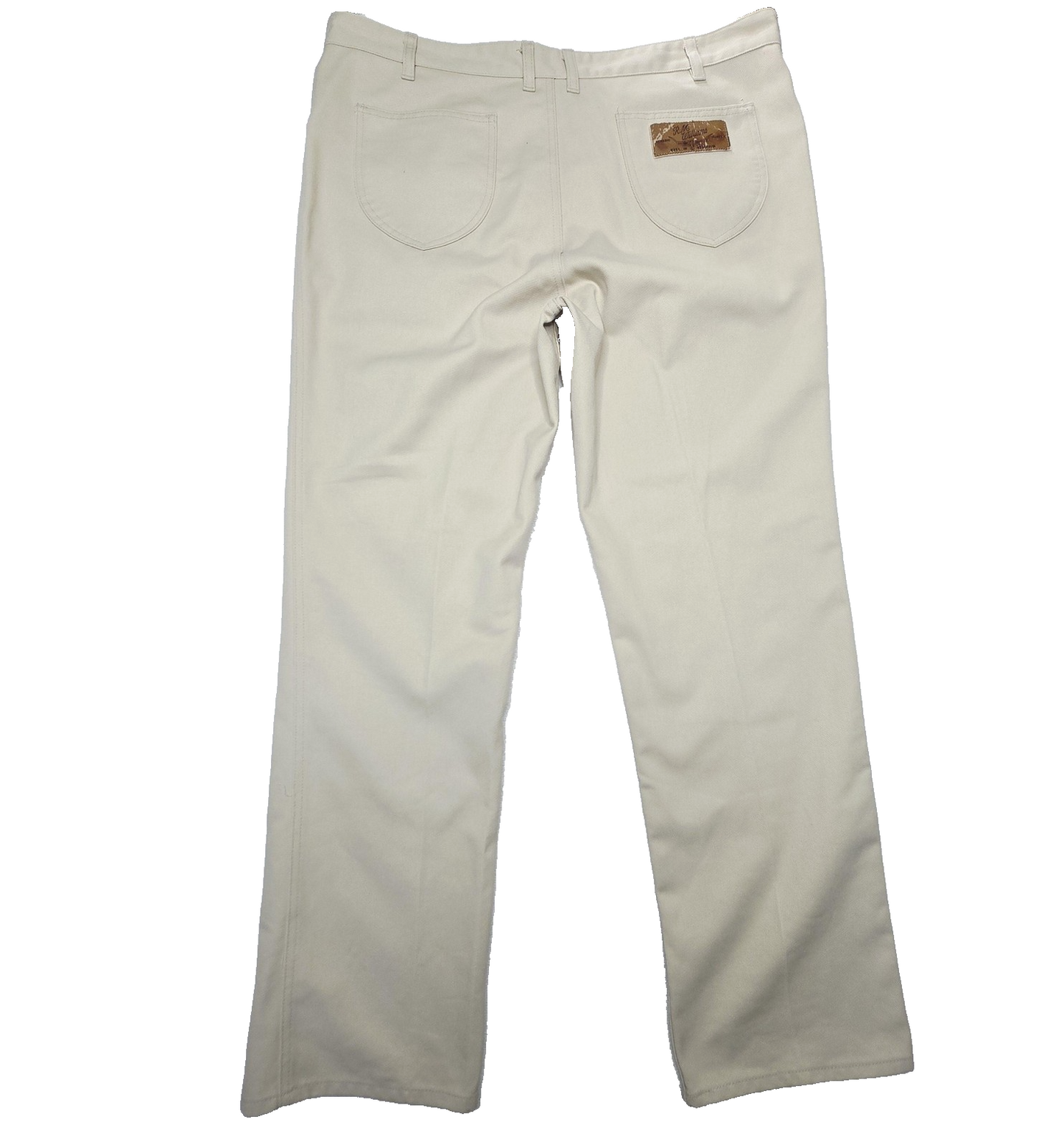 R.M. Williams Jeans Men's 42x32 Beige Straight Classic Cotton Blend TJ191