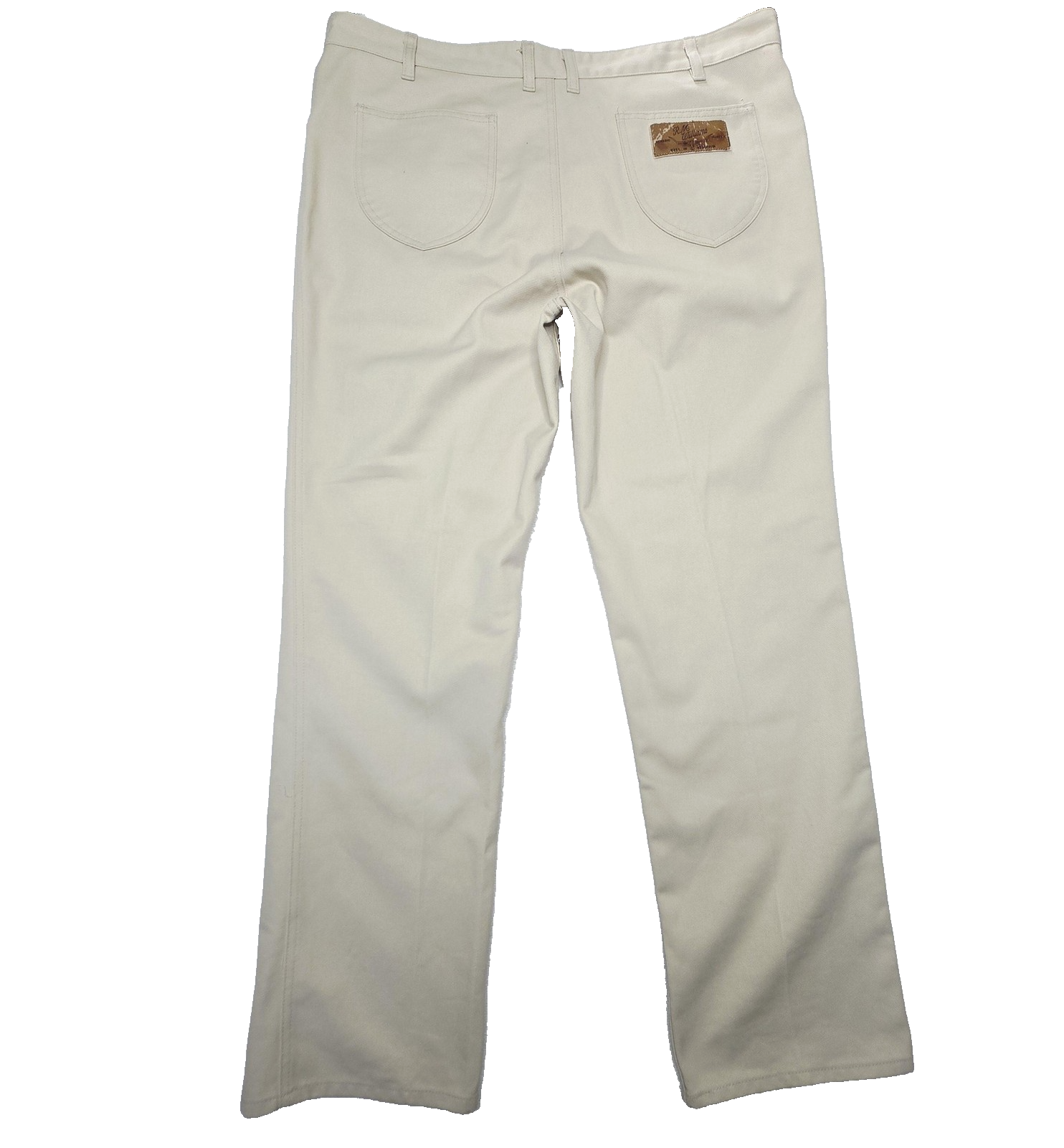 R.M. Williams Jeans Men's 42x32 Beige Straight Classic Cotton Blend TJ191