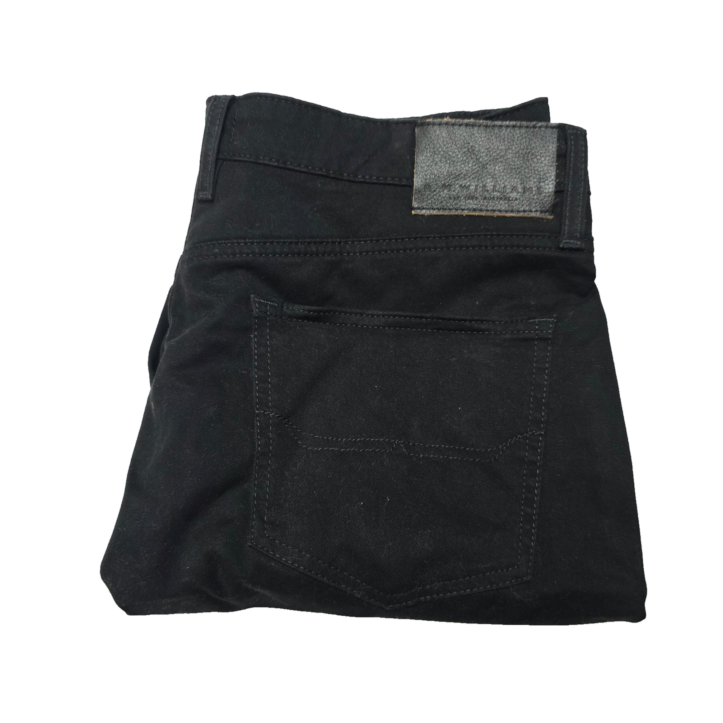 R.M. Williams Jeans Men's 36x32 Black Straight Regular Stretch Denim TJ275XD0201