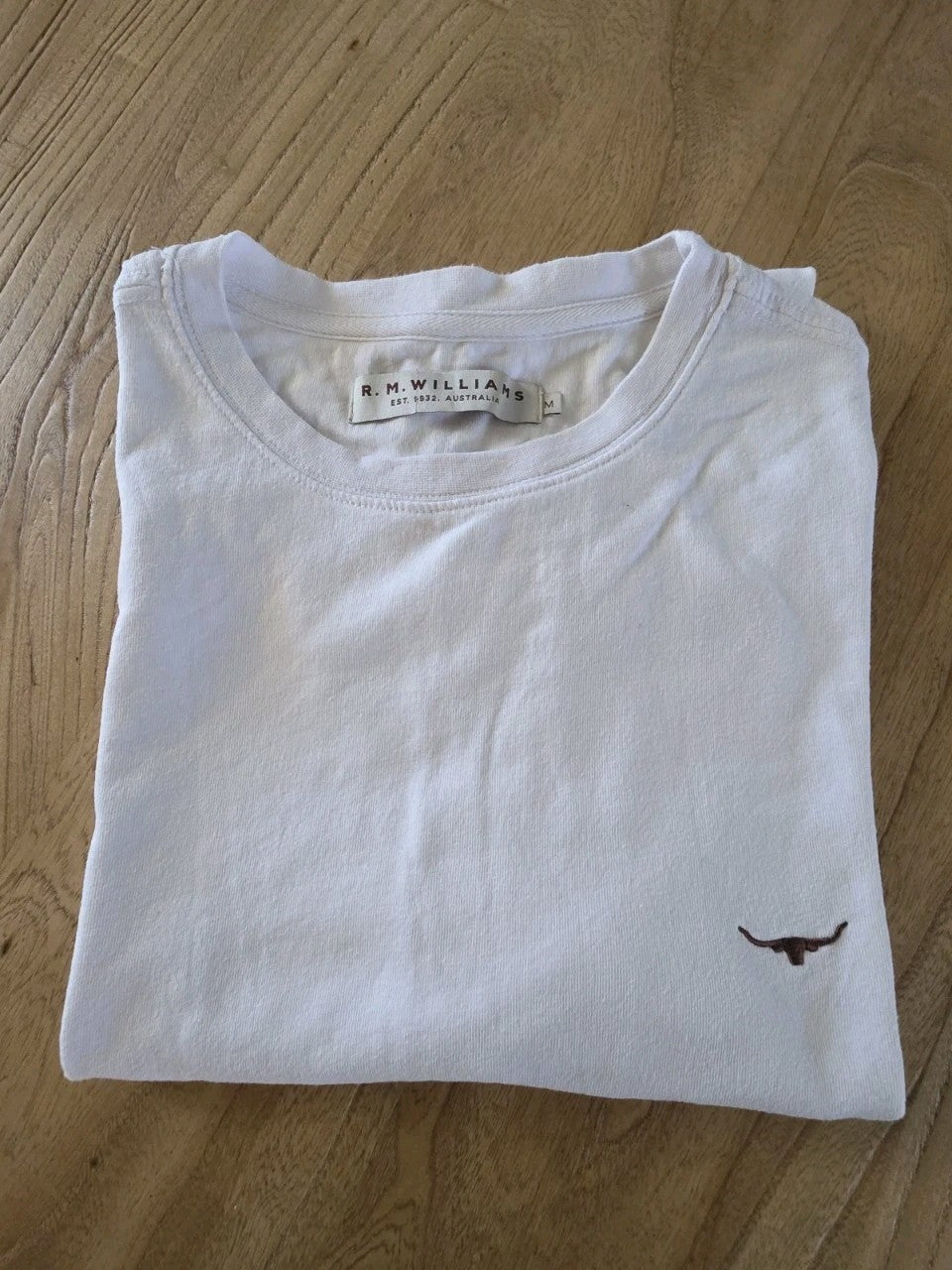 R.M. Williams Longhorn Logo Mens T-Shirt Size M