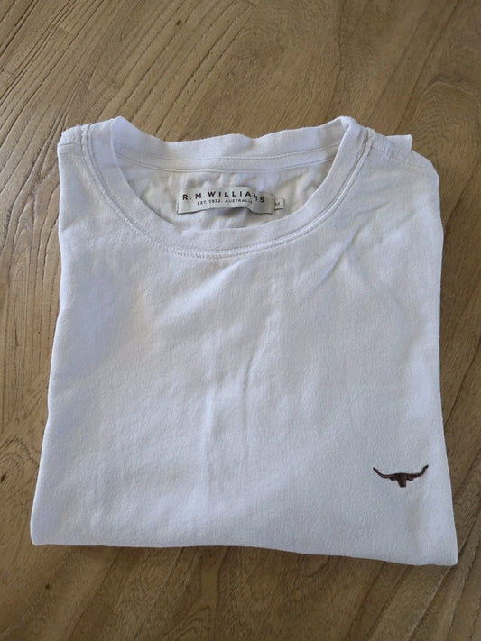 R.M. Williams Longhorn Logo Mens T-Shirt Size M