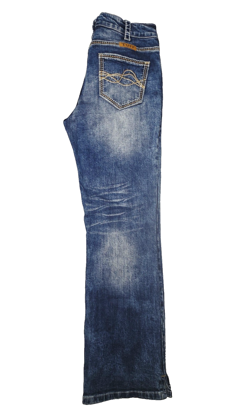 Cowgirl Tuff Co Jeans Women's 30 Blue Bootcut Denim Faded Embroidered