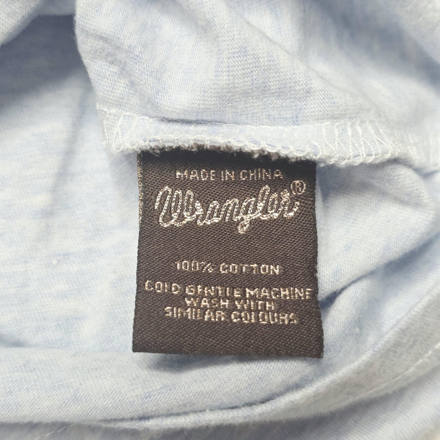 Wrangler T-Shirt Women's 8 Grey Cowgirl Up Western Graphic Cotton Crew Neck