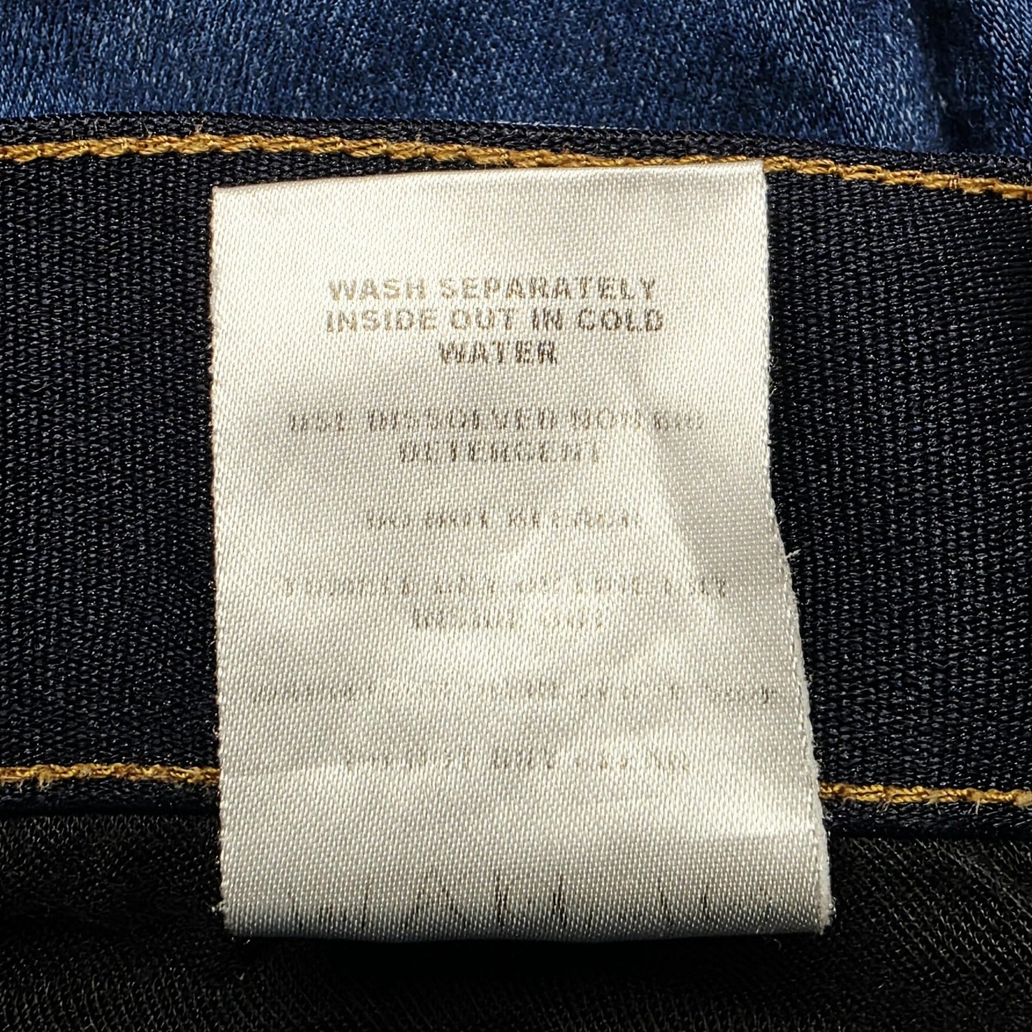 R.M. Williams Jeans Women's 34x31 Blue Straight Stretch Denim Elastic Waist Logo
