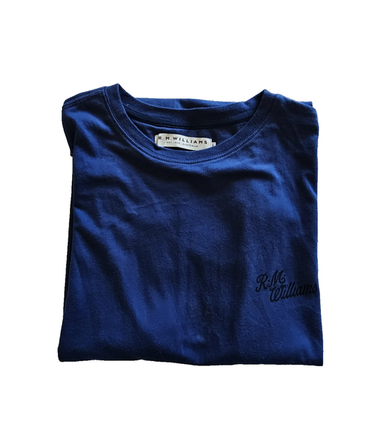 R.M. Williams Script Logo Mens Tee Size S