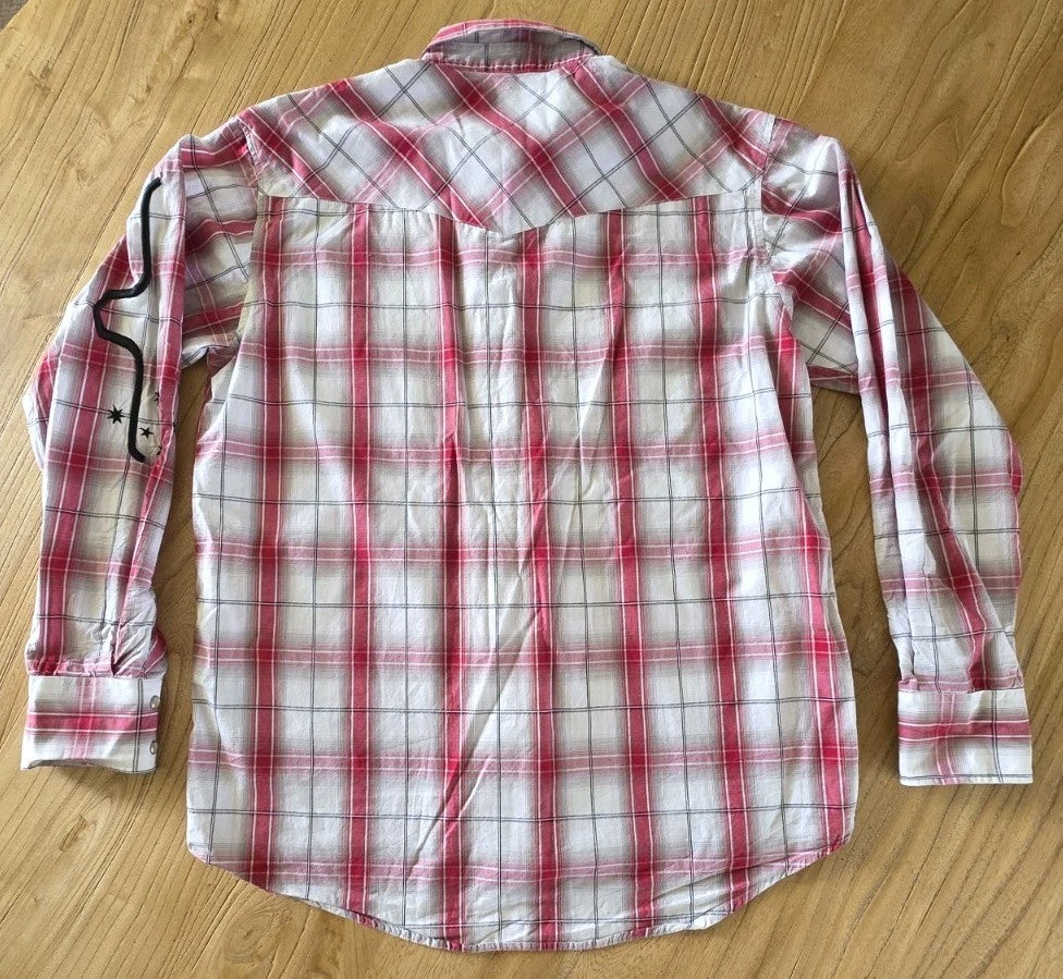 Pure Western Long Sleeve Shirt Men's Size M
