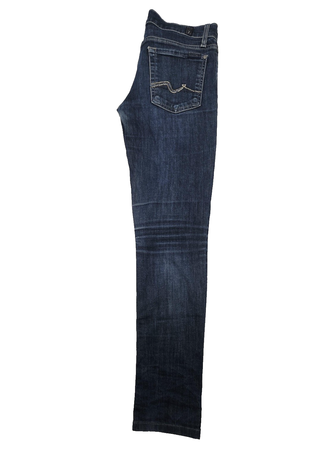 7 For All Mankind Jeans Women's 28 x 29 Blue Roxanne Skinny Dark Wash
