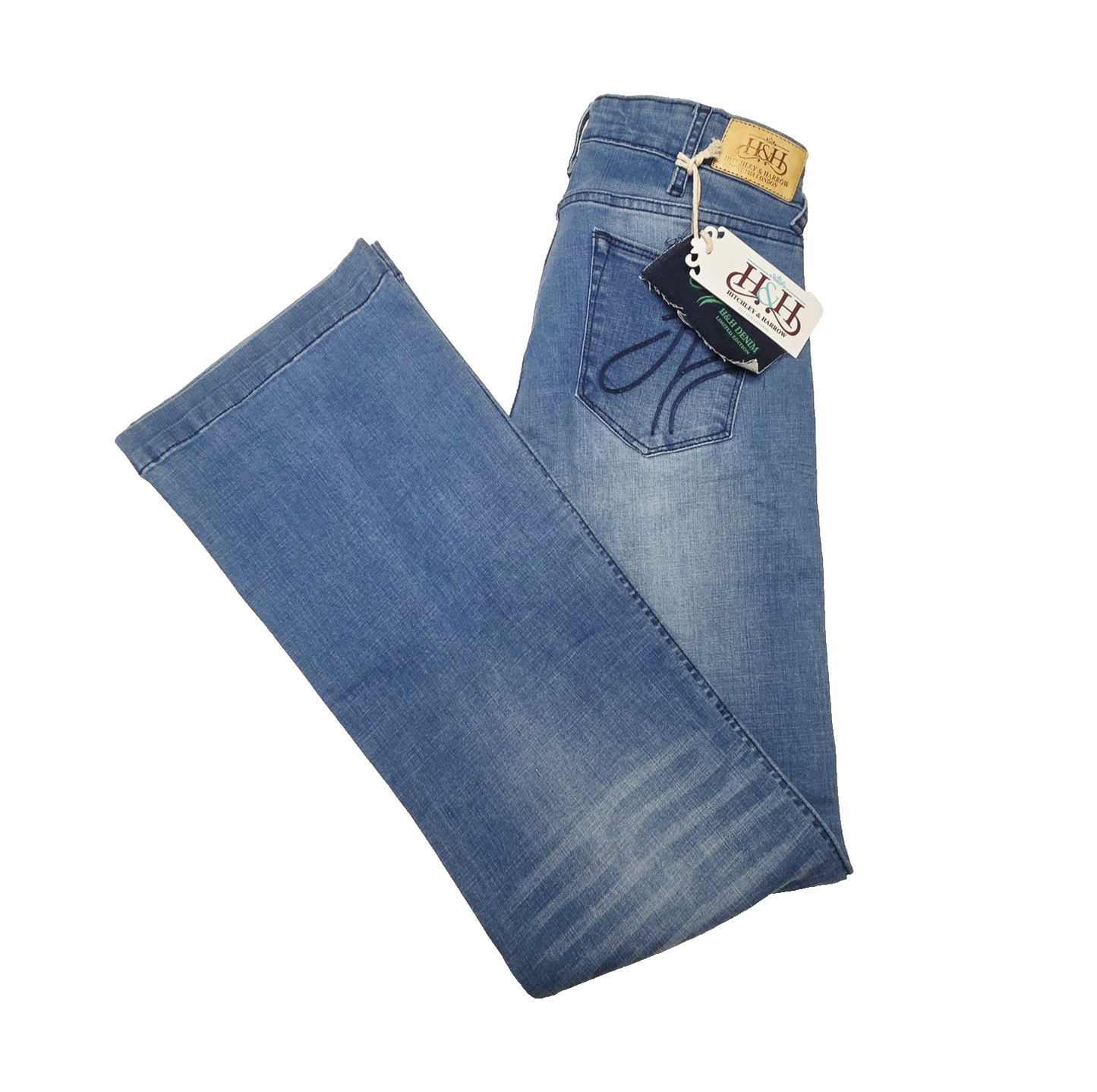 Hitchley & Harrow "Louisiana" Jeans Trouser Women's 30x36 Stretch Denim NWT