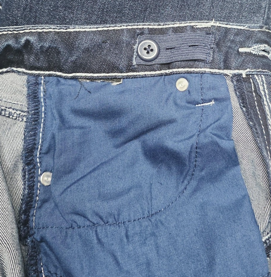 Pure Western Jeans Girls 11-12 Years Blue Bootcut Adjustable Waist Embroidered