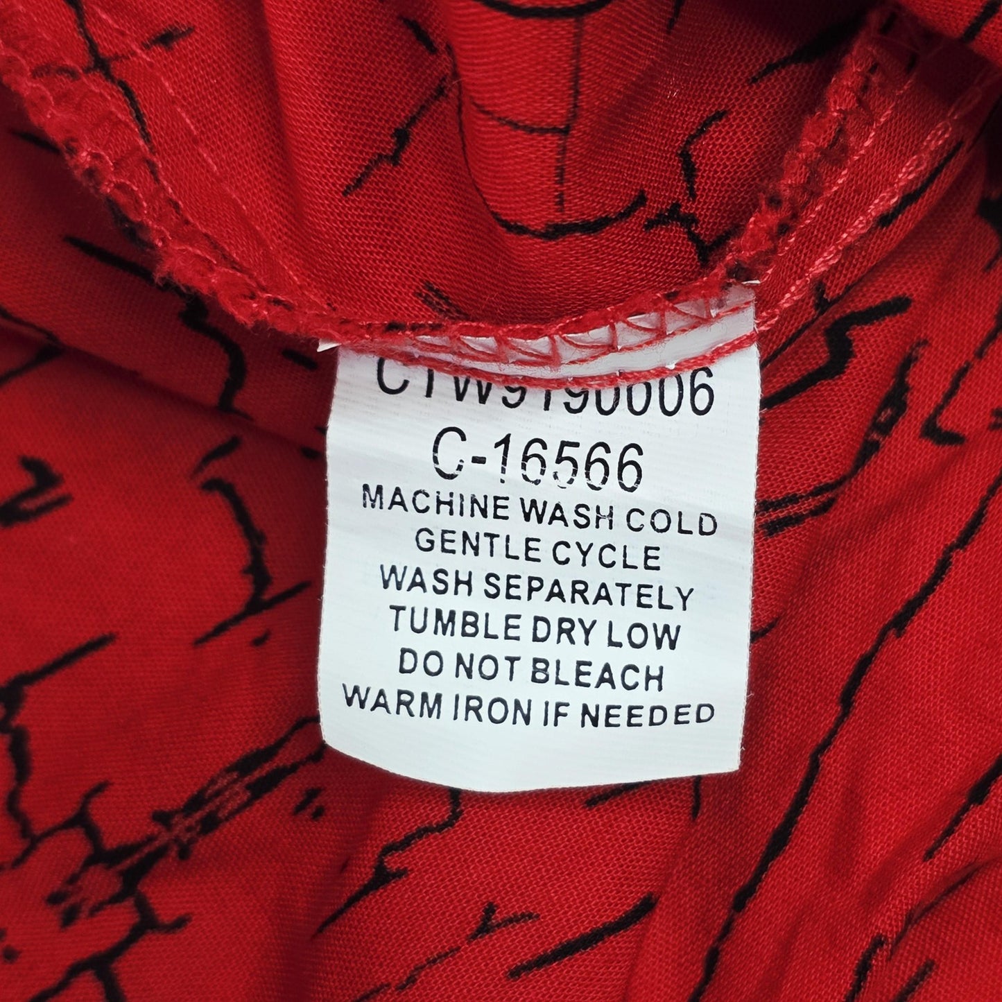Cruel Shirt Women's L Red Long Sleeve Snap Button Up Western Geometric Print