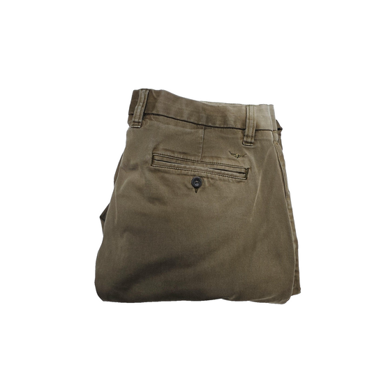 R.M. Williams Jeans Men's 34x31 Brown Tapered Slim Stretch Cotton