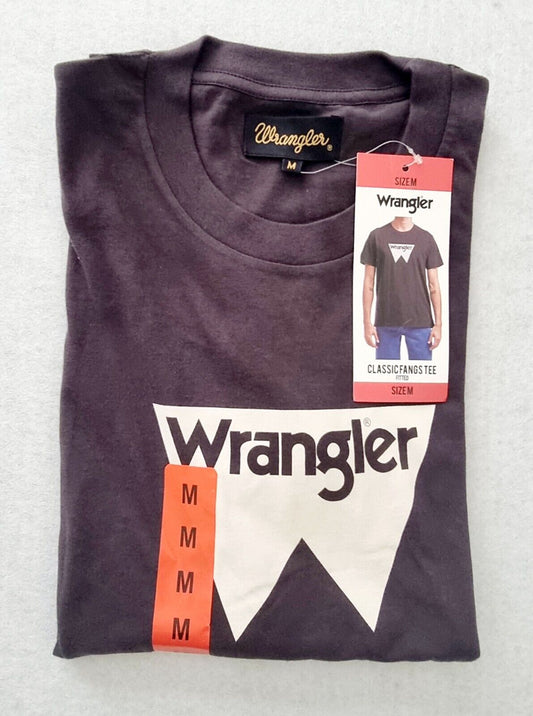 Wrangler Classic Washed Out Fangs TEE Fitted T-Shirt New With Tags Size M