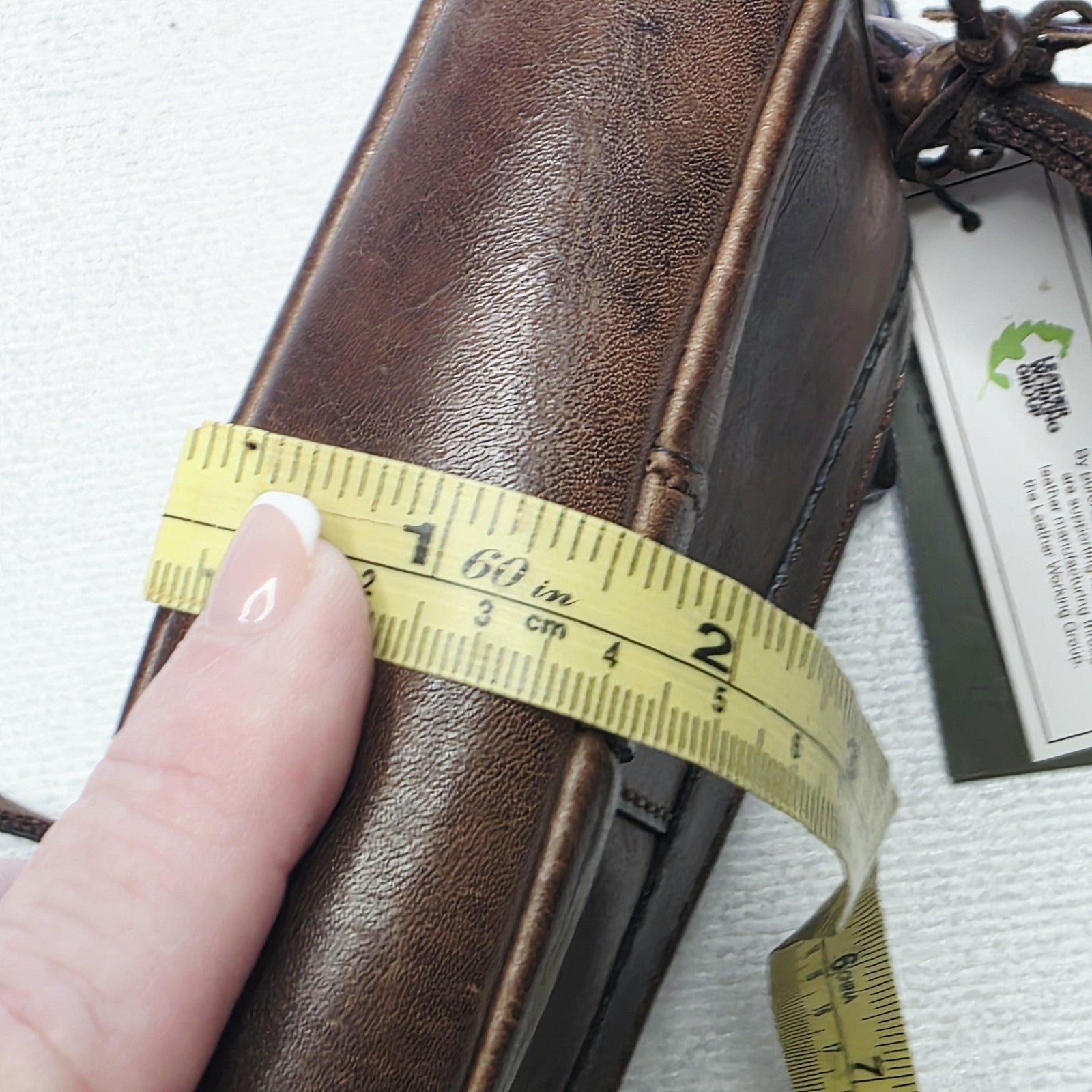 Colorado Crossbody Bag Women's Small Brown Genuine Leather Adjustable Strap