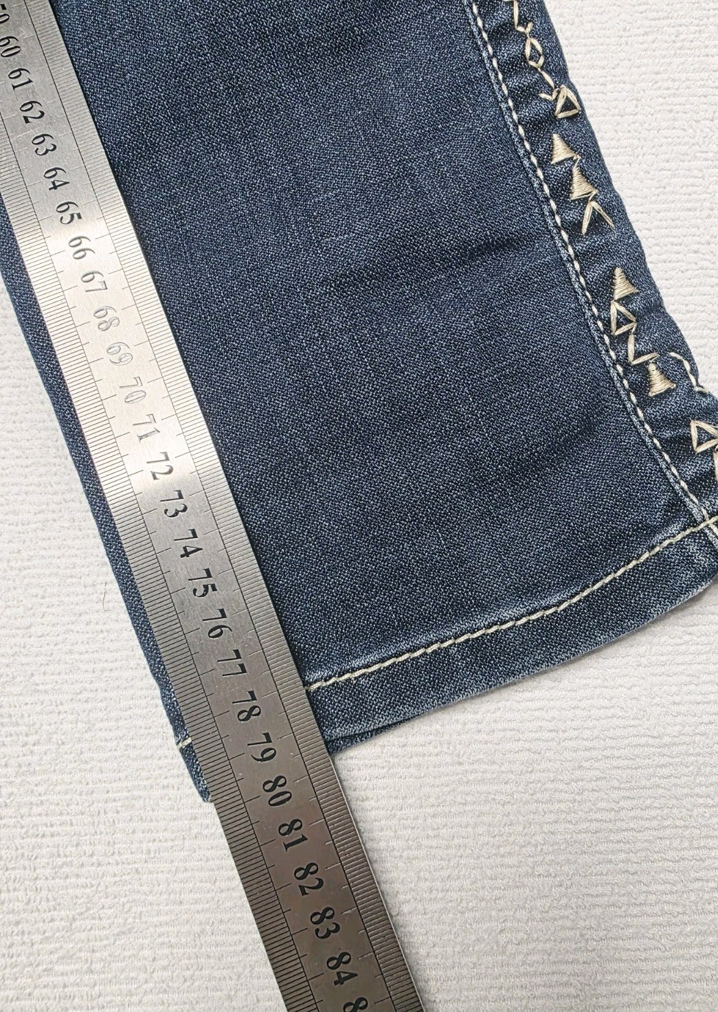 Wrangler ROCK 47 WHS89CL Ultra Low Rise Tapered Ladies Jeans Size 31