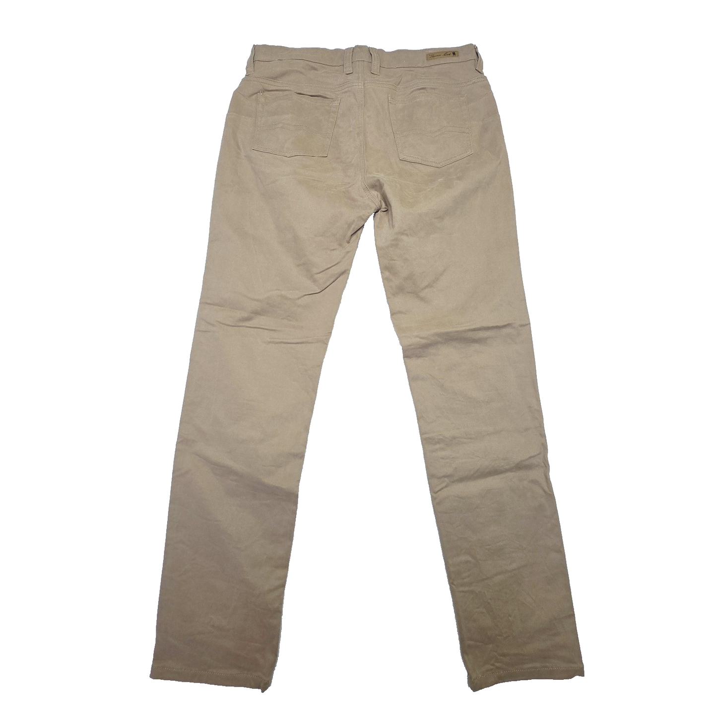 Thomas Cook Jeans Women's 14 L32 Beige Straight Stretch Denim Comfort Waistband