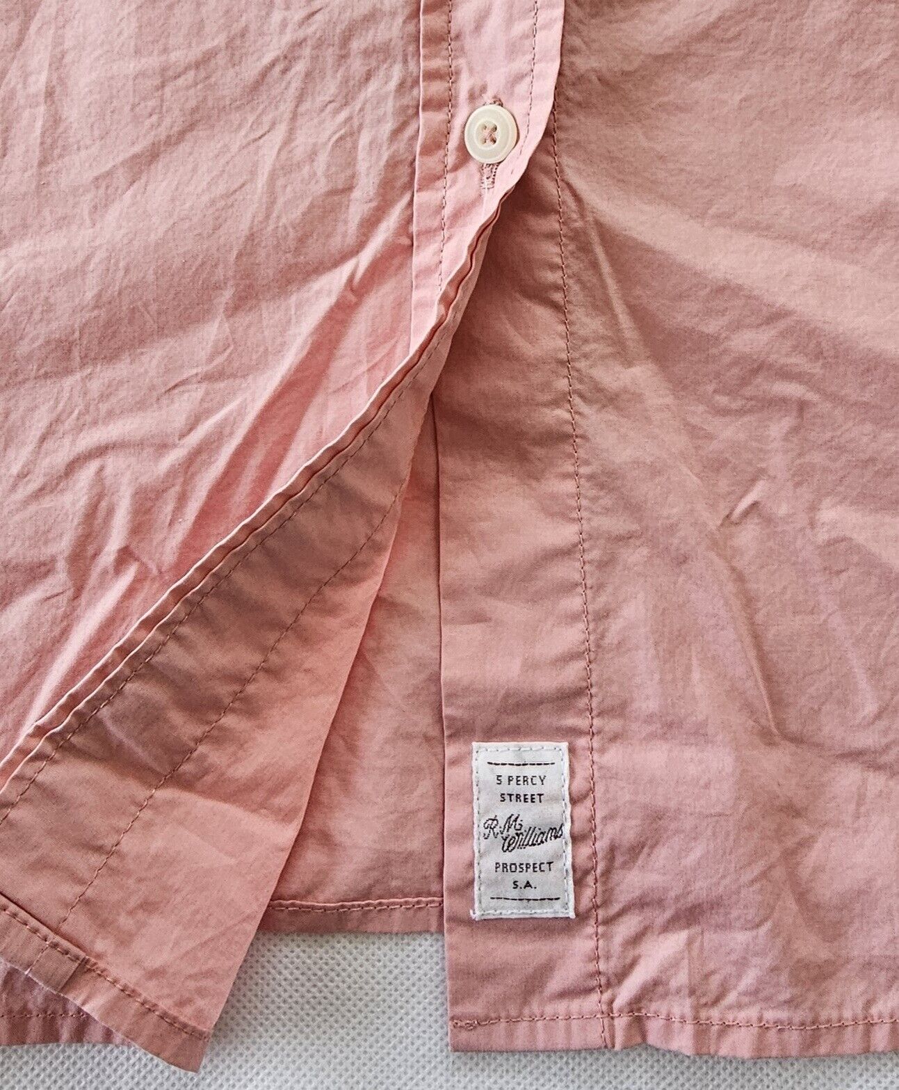 R.M Williams Dusty Pink Cotton Shirt Ladies Size 12