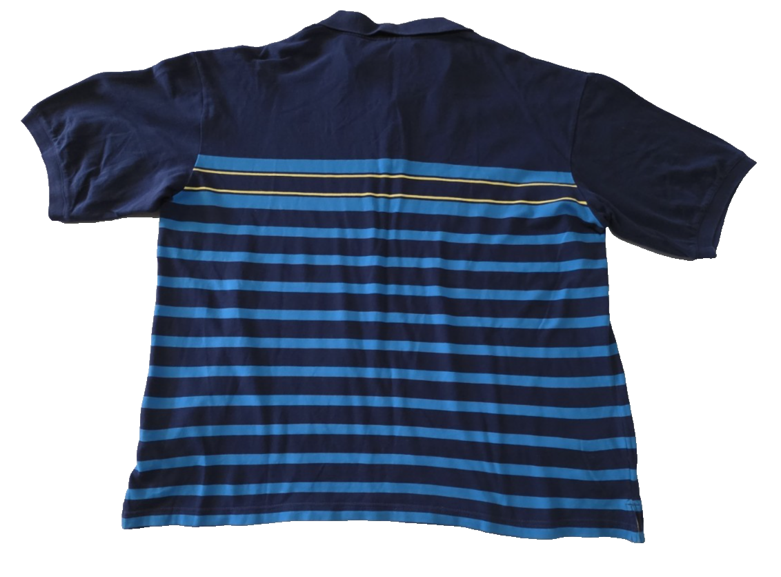 Wrangler Men's Polo Striped Shirt Size 4XL