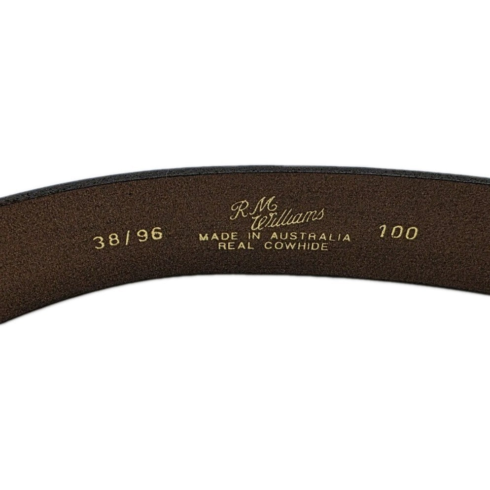 R.M. Williams Brown leather Belt Mens Size 38"