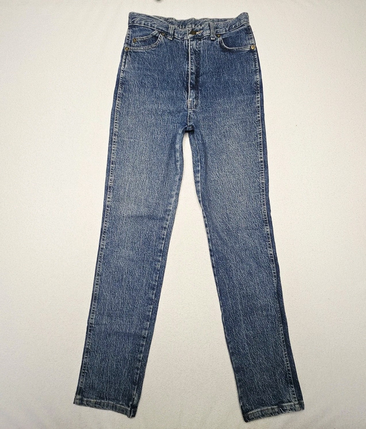 Faberge Jeans Women's 14 Blue High Rise Tapered Denim Vintage